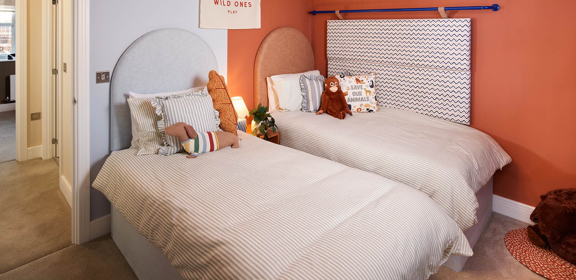 An interior image of childrens bedroom at The Cornflower