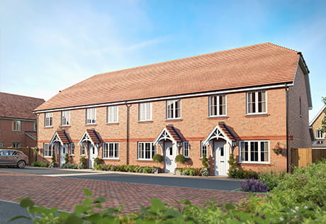 An Exterior CGI of The Holly at Highwood Village