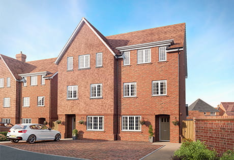 An Exterior CGI of The Rubus at Highwood Village