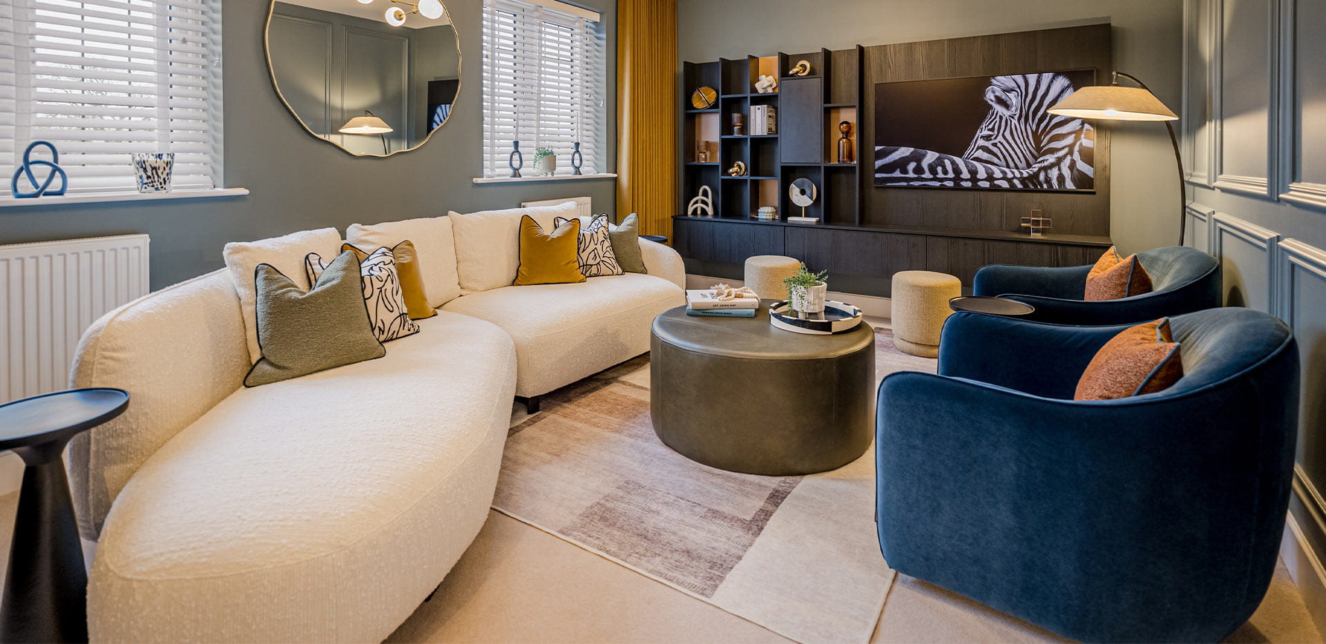 Highwood Village, Interior, Living Room