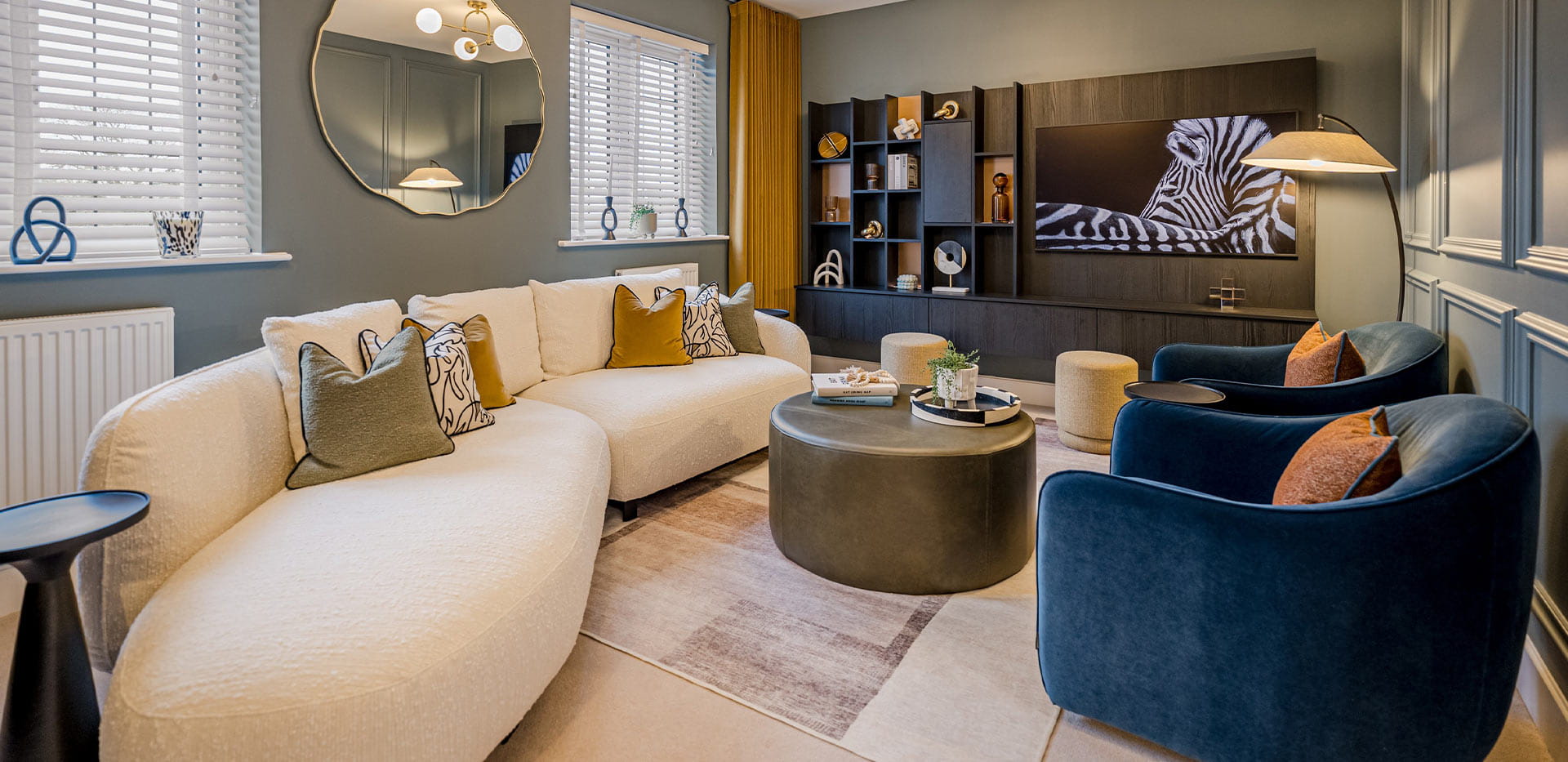 Highwood Village, Interior, Living Room