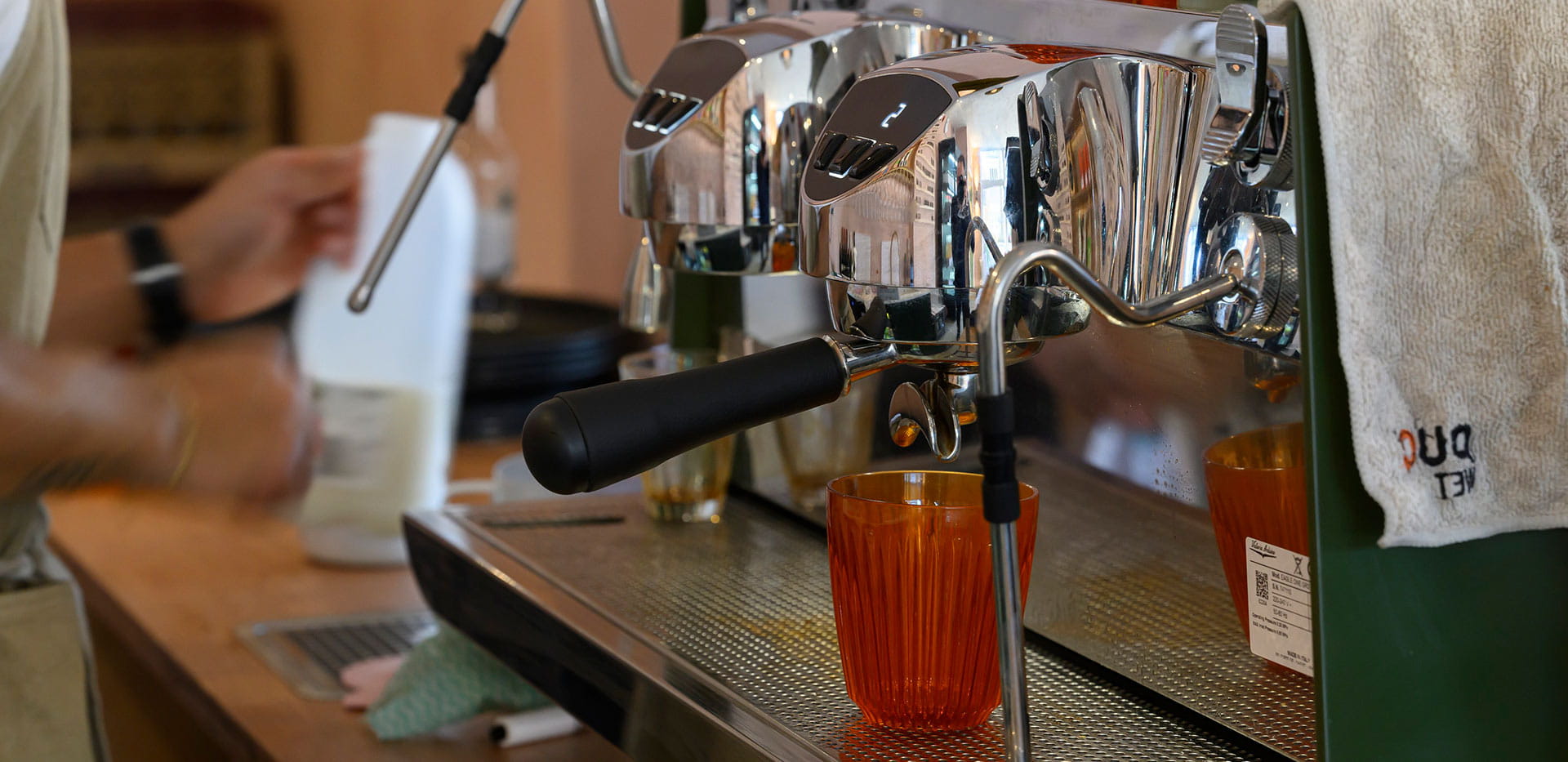 Coffee Machines at Chez Polie
