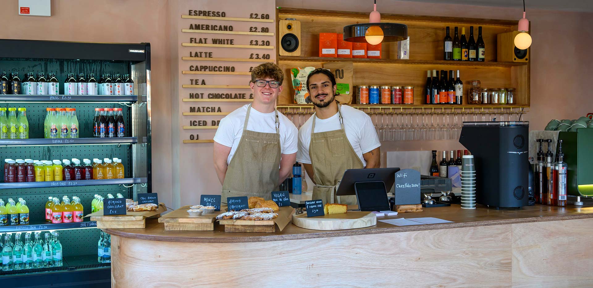 Baristas at Chez Polie