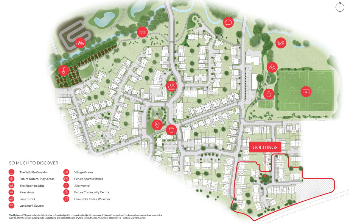 Berkeley, Highwood, Site Plan, Main