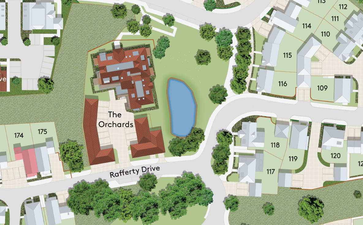 Site Plan of The Orchards