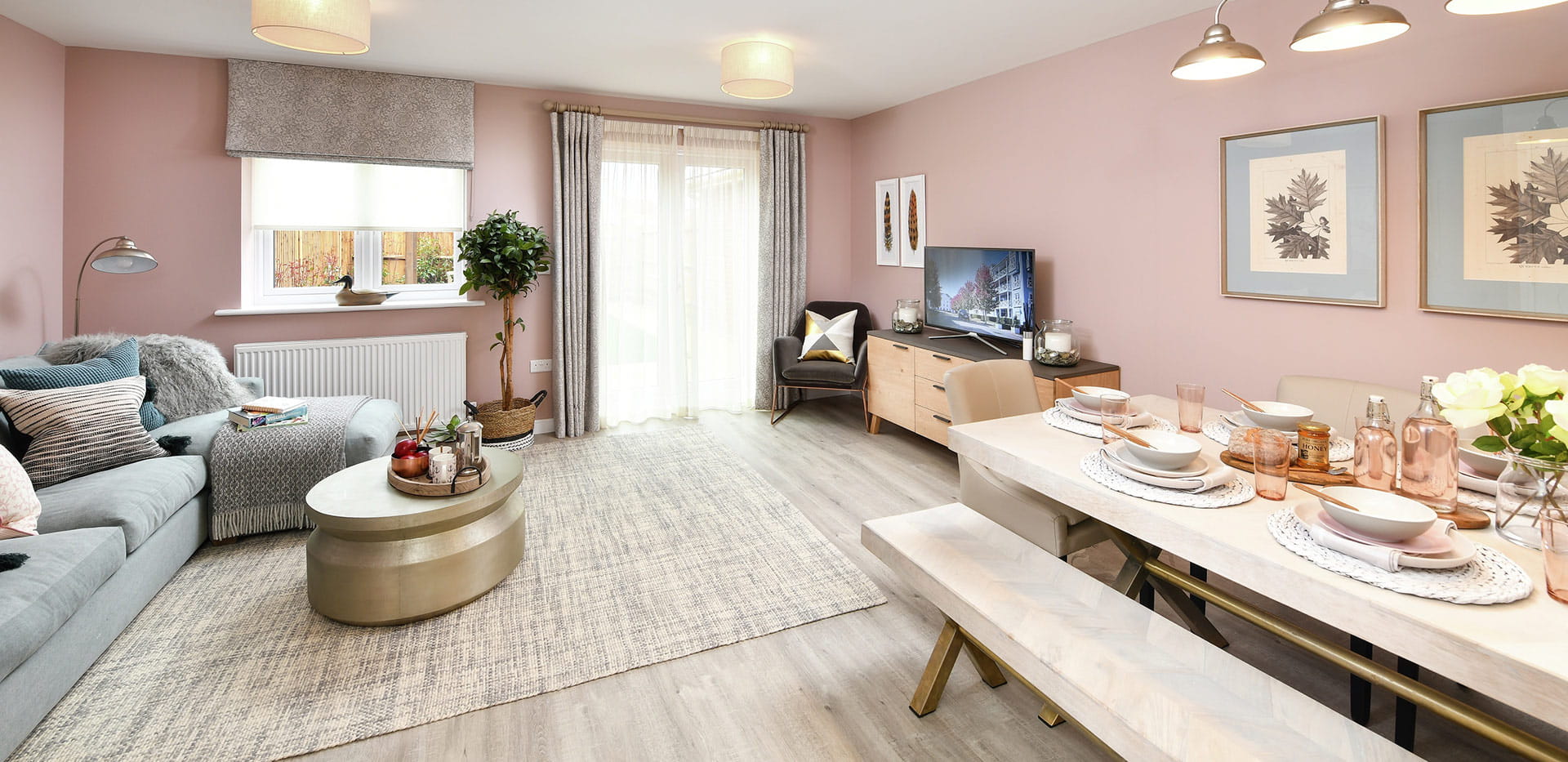 Hollyfields, 4 Bedroom Showhome, Interior, Living / Dining