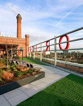 Horlicks Quarter rooftop garden