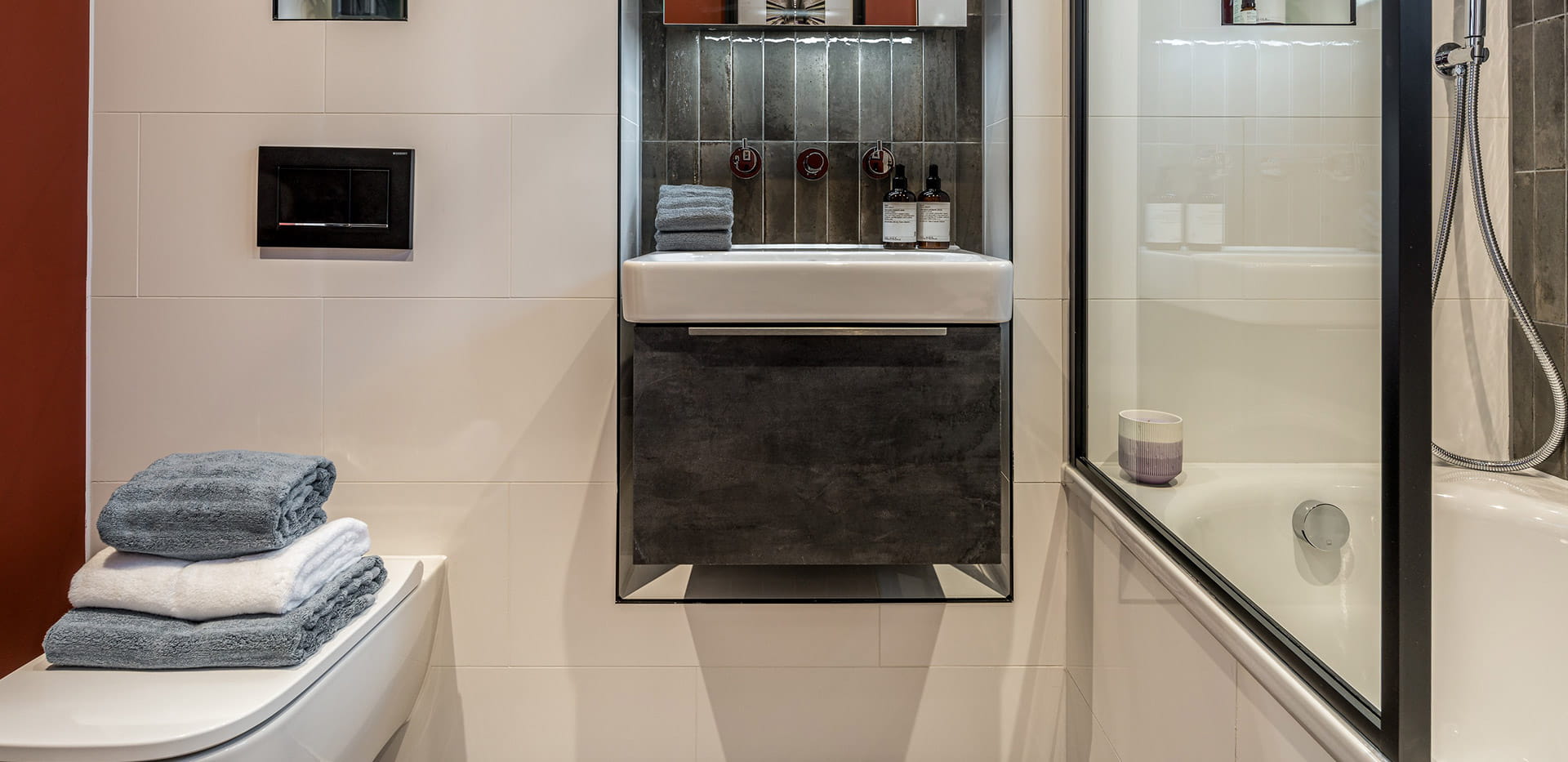 Horlicks Quarter spacious bathroom