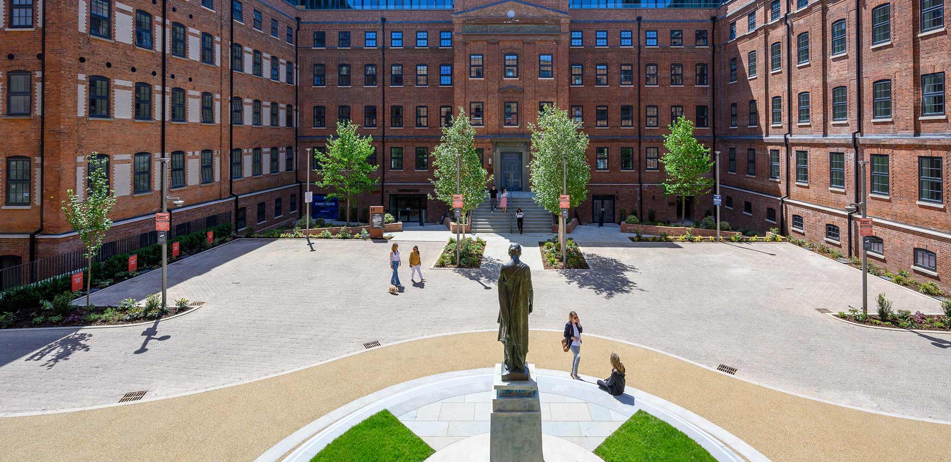 Horlicks Quarter residents enjoying the development