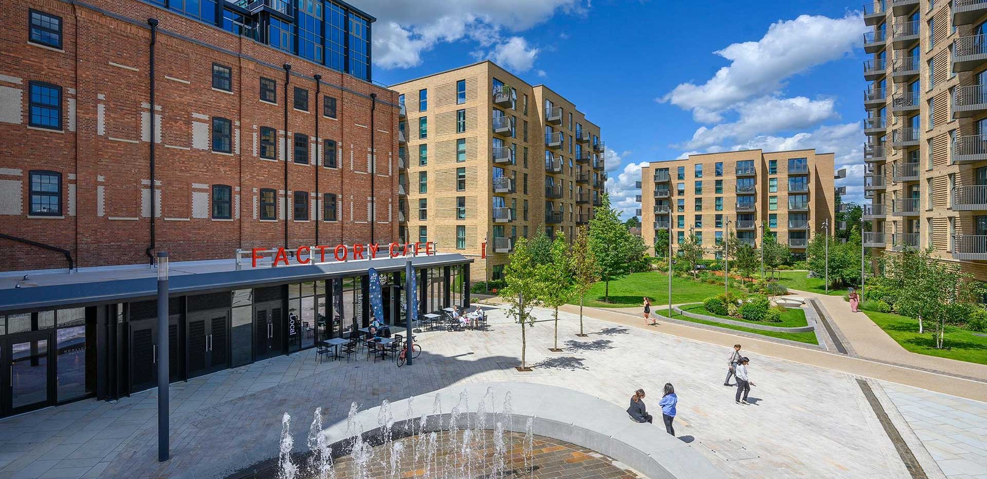 Horlicks Quarter residents enjoying the development