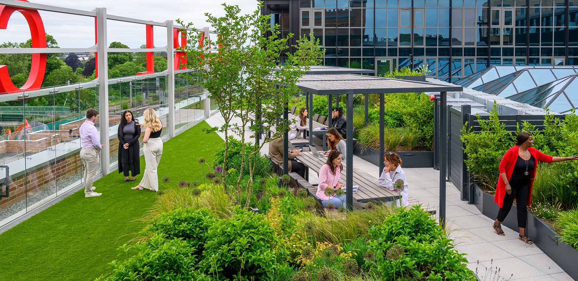 Horlicks Quarter, rooftop garden