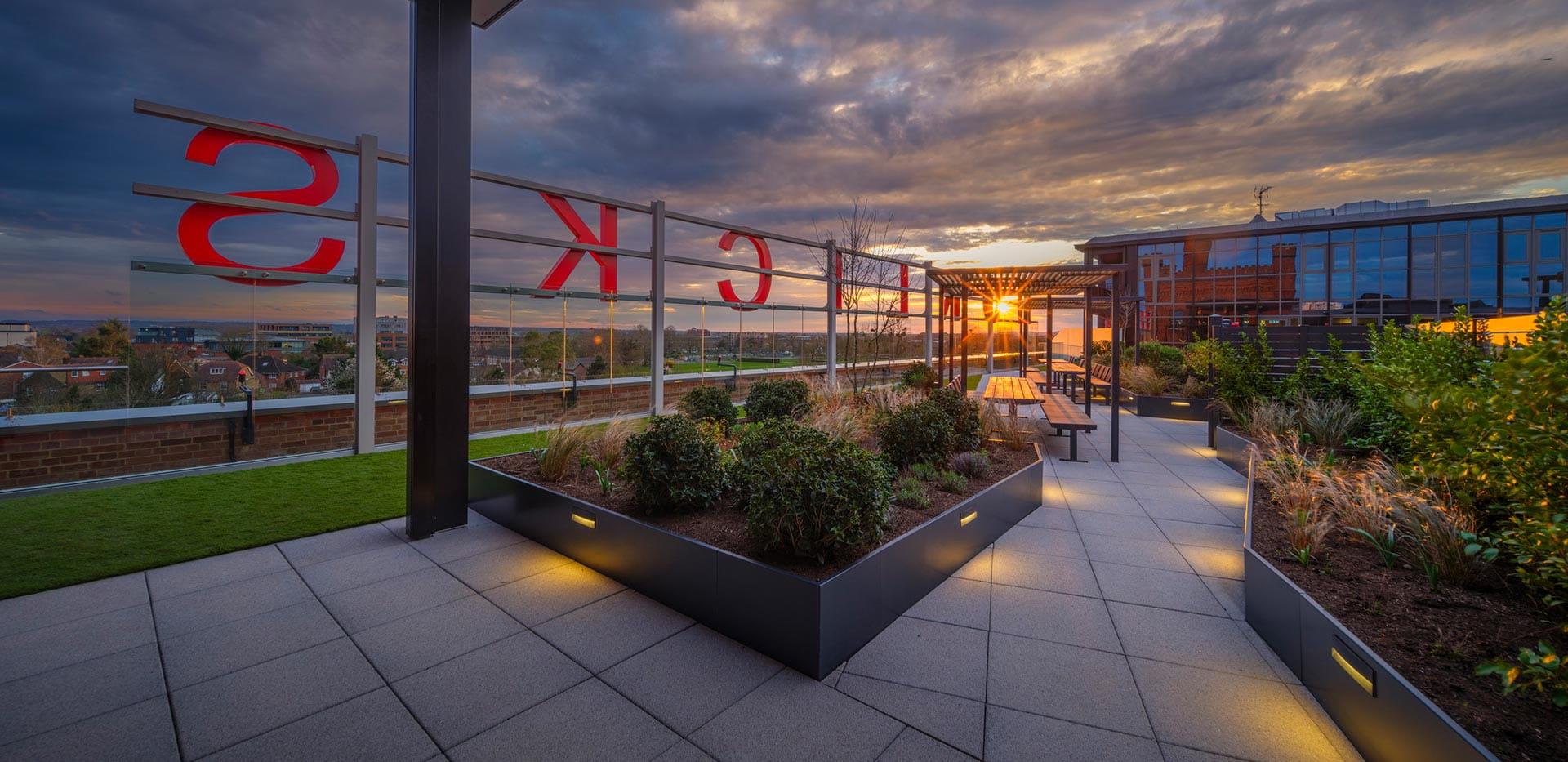 Horlicks Quarter rooftop residents garden