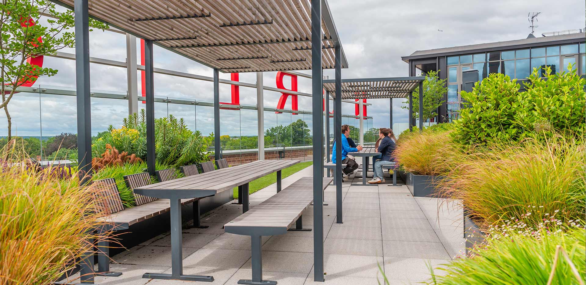 Horlicks Quarter rooftop residents garden