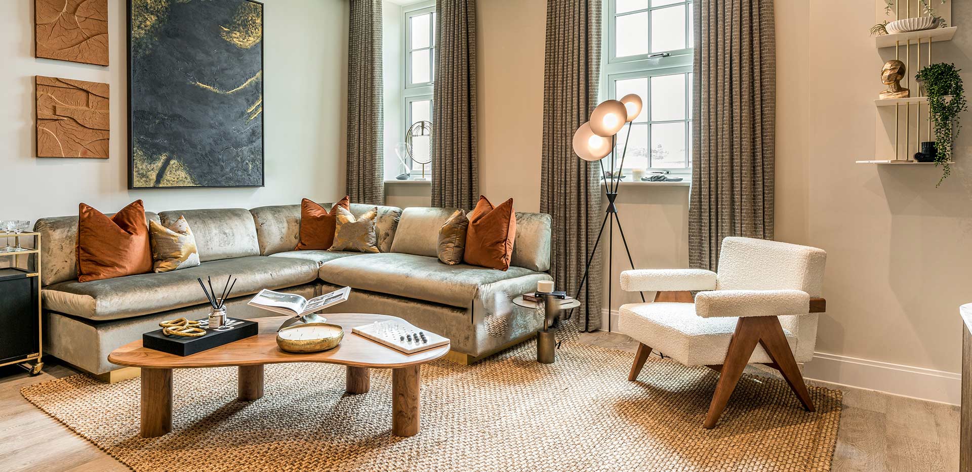 Horlicks Quarter, spacious living and dining area