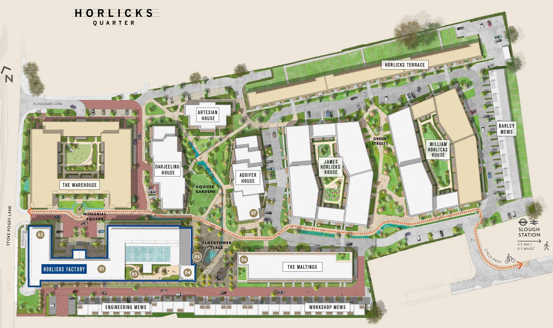 Horlicks Factory Site Plan