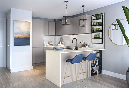 Horlicks Quarter Warm Grey Kitchen