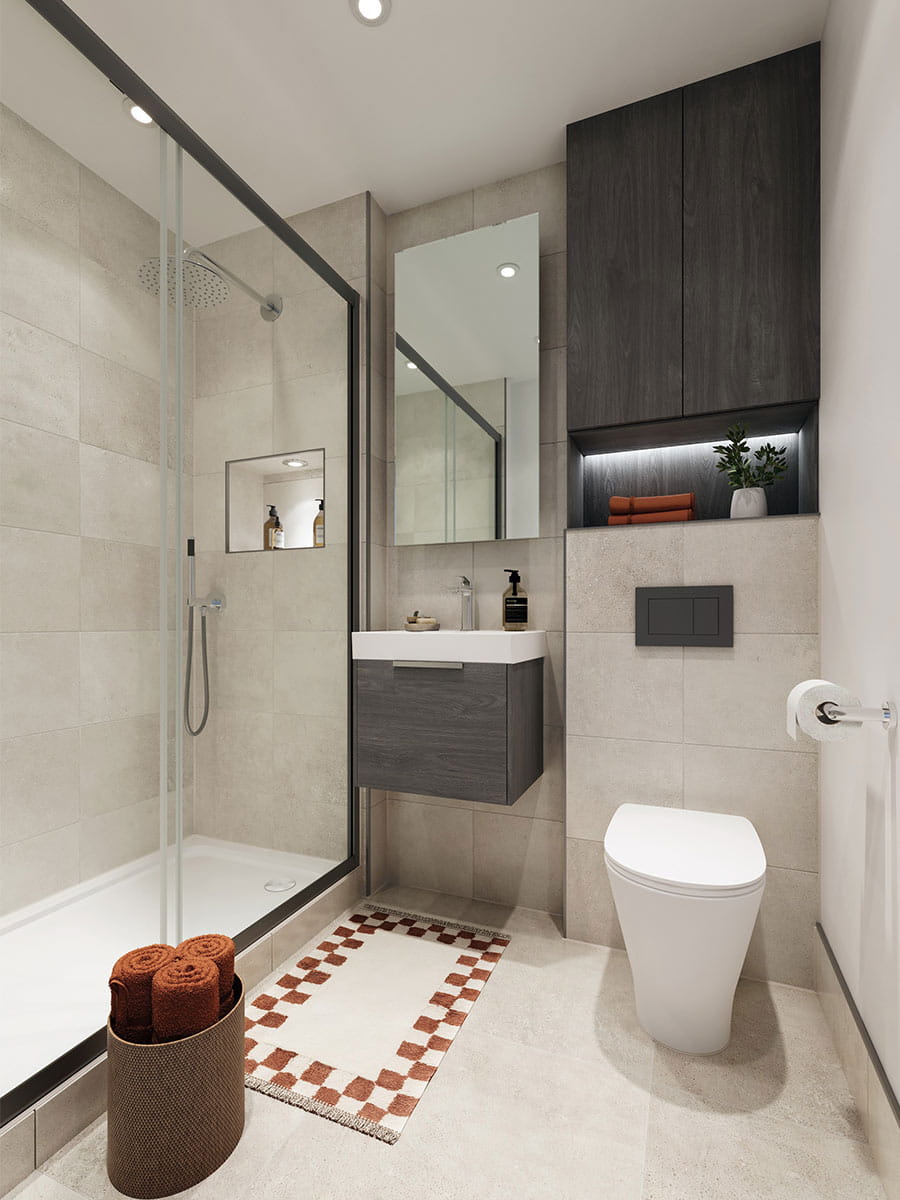 Horlicks Quarter, The Maltings Bathroom