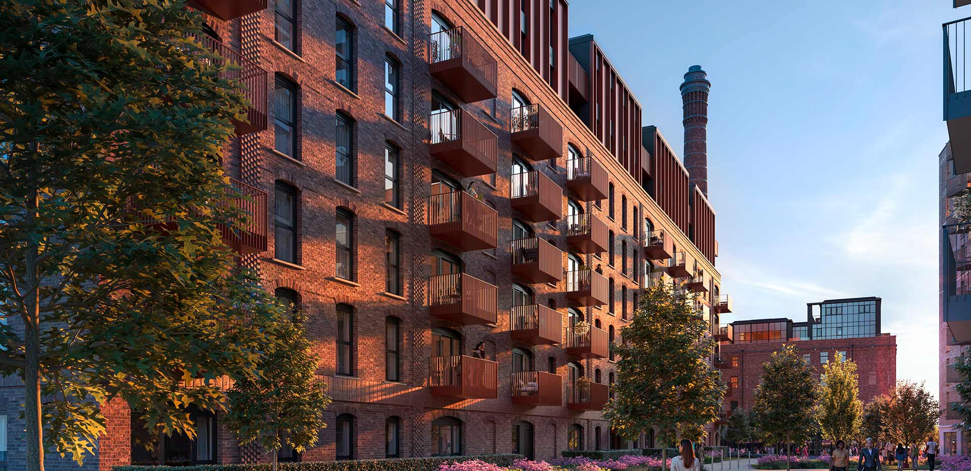 Horlicks Quarter apartments exterior CGI