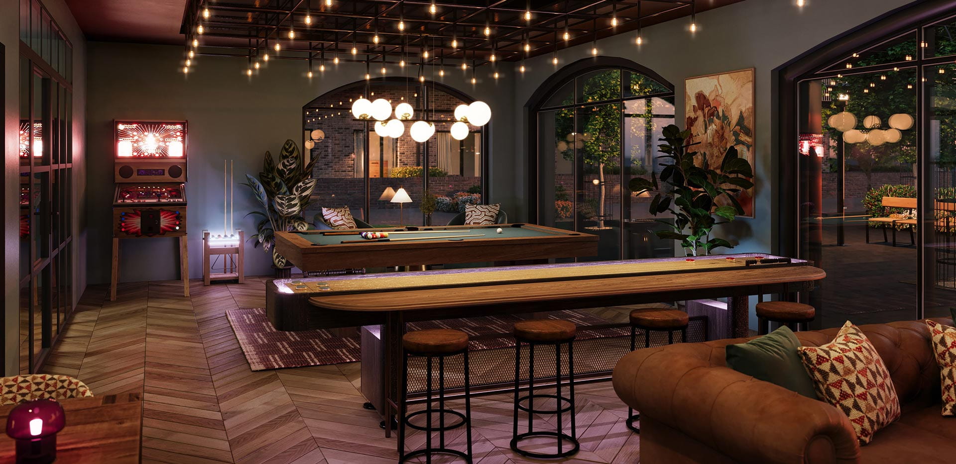 Horlicks Quarter residents' games room