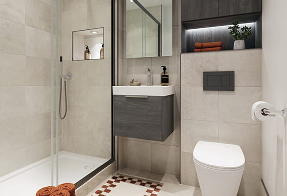 An interior Bathroom image from the The Maltings at Horlicks Quarter