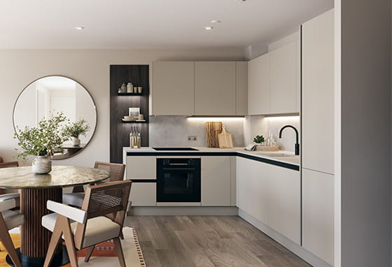 An interior Kitchen image from the The Maltings at Horlicks Quarter