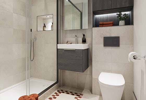 An interior Bathroom image from the The Maltings at Horlicks Quarter