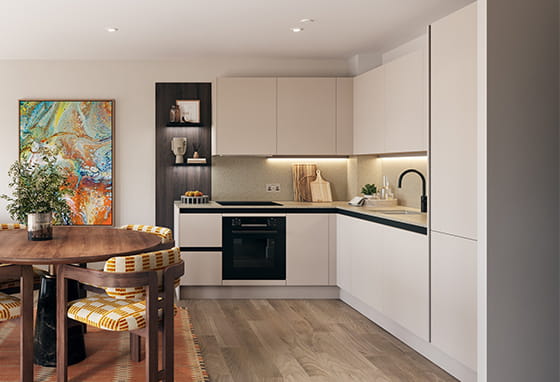 An interior Kitchen image from the The Maltings at Horlicks Quarter