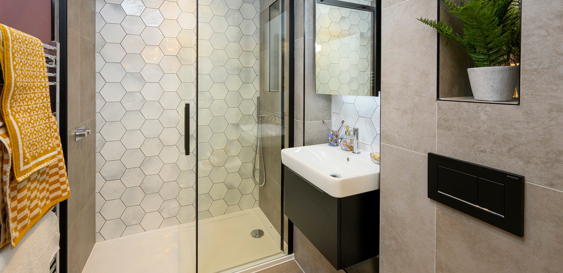 An interior En Suite image at the Urban Houses at Horlicks Quarter