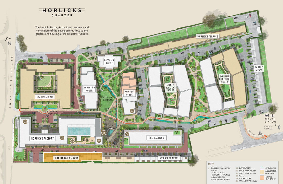 Urban Houses Site Plan