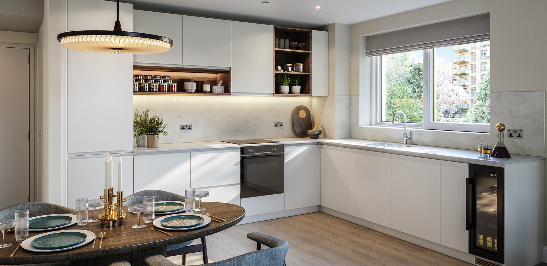 Interior image of Kitchen at Central Gardens