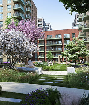 Image of building and trees