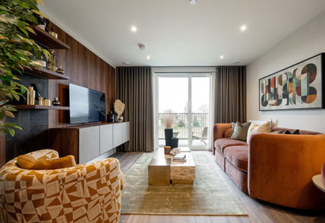 Kidbrooke Village home, light and spacious living area