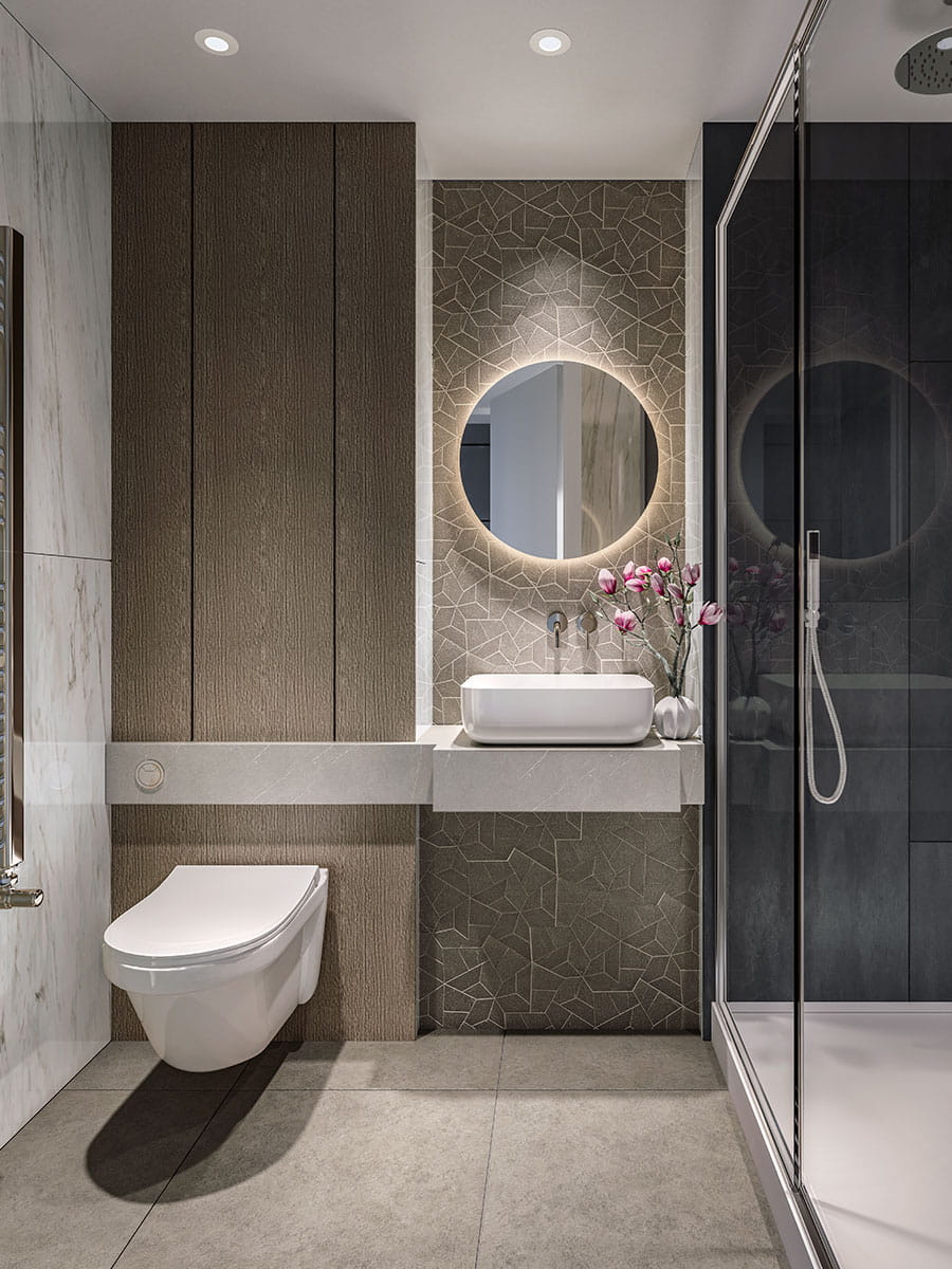 Berkeley, Kidbrooke Village, The Blackheath Collection Apartments, Interior, Bathroom