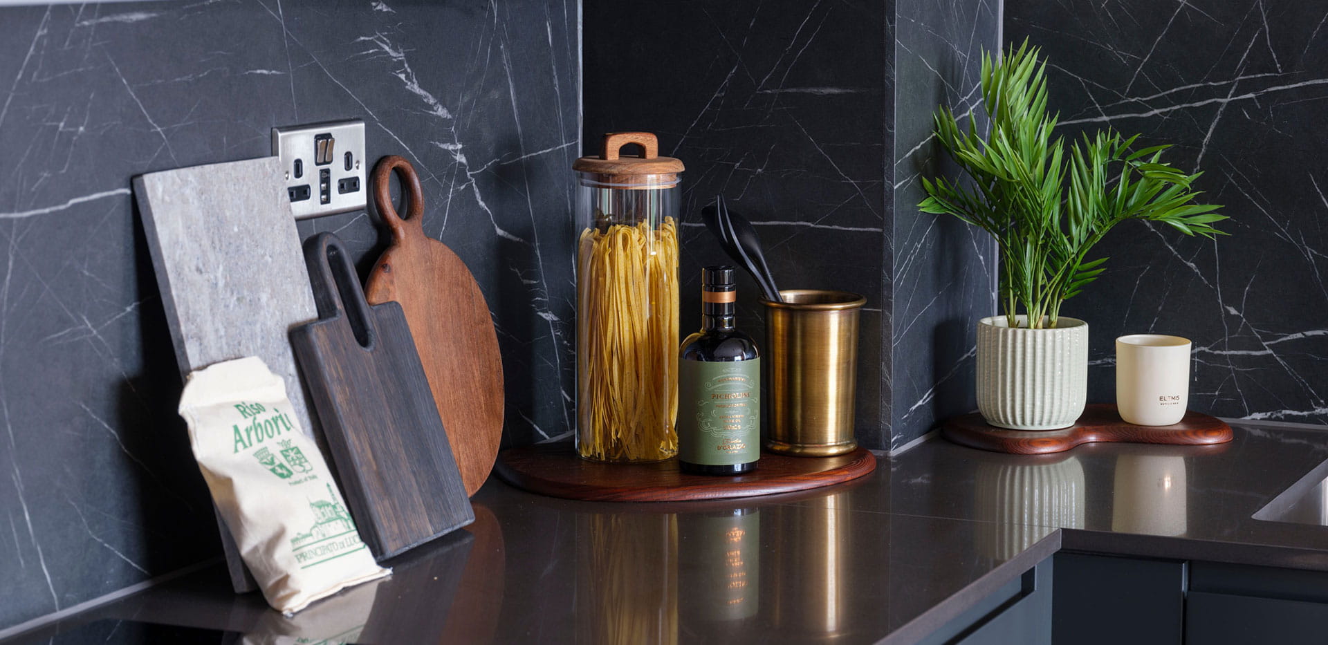 Interior image of a kitchen at Central Gardens at Kidbrooke Village