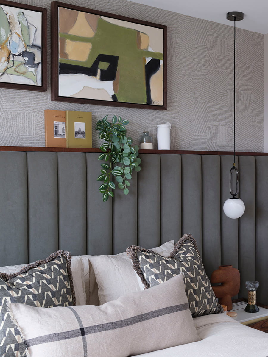 Interior image of a bedroom at Central Gardens at Kidbrooke Village