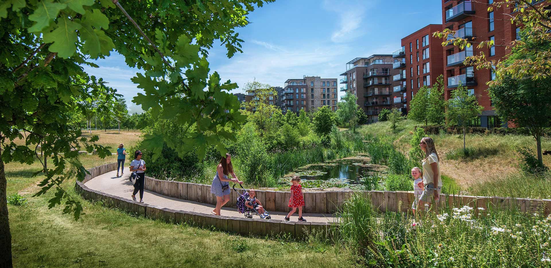 Berkeley, Kidbrooke Village, Parkland