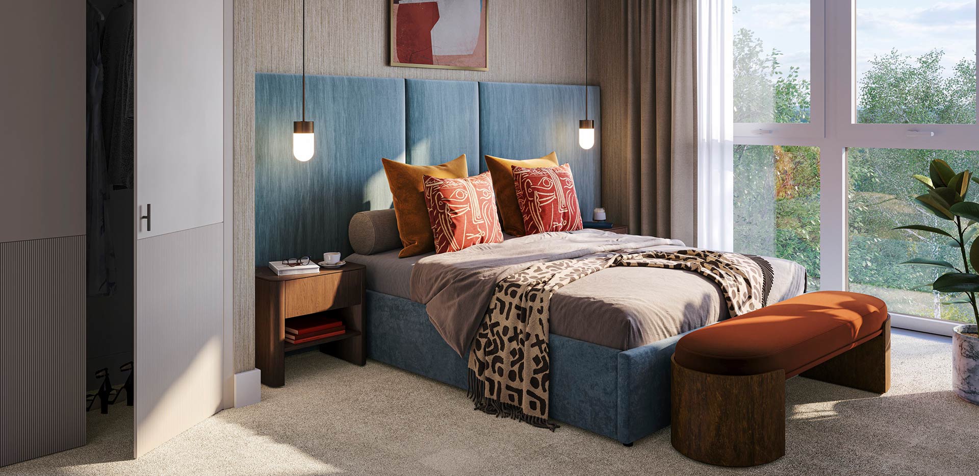 Interior bedroom image at Skyview Gardens