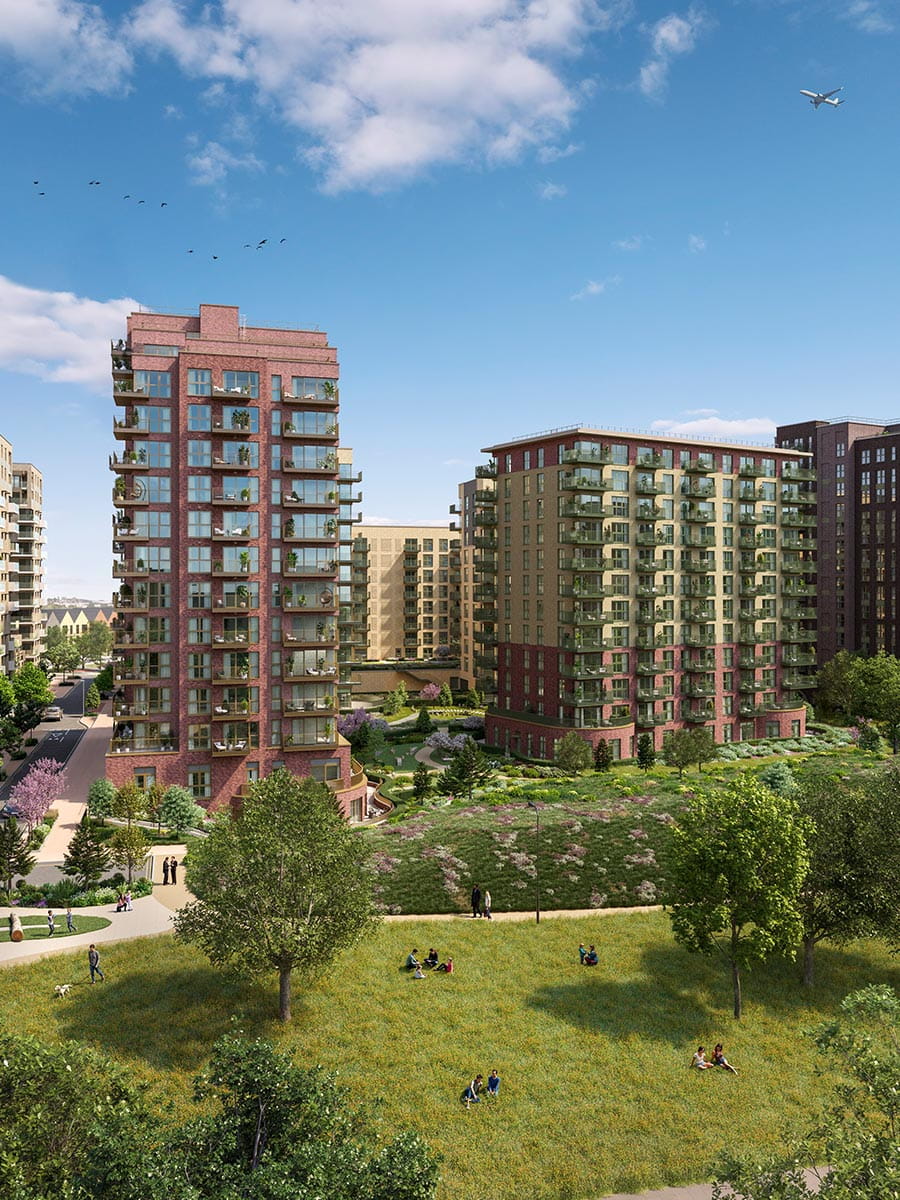 Exterior image of Skyview Gardens at Kidbrooke Village