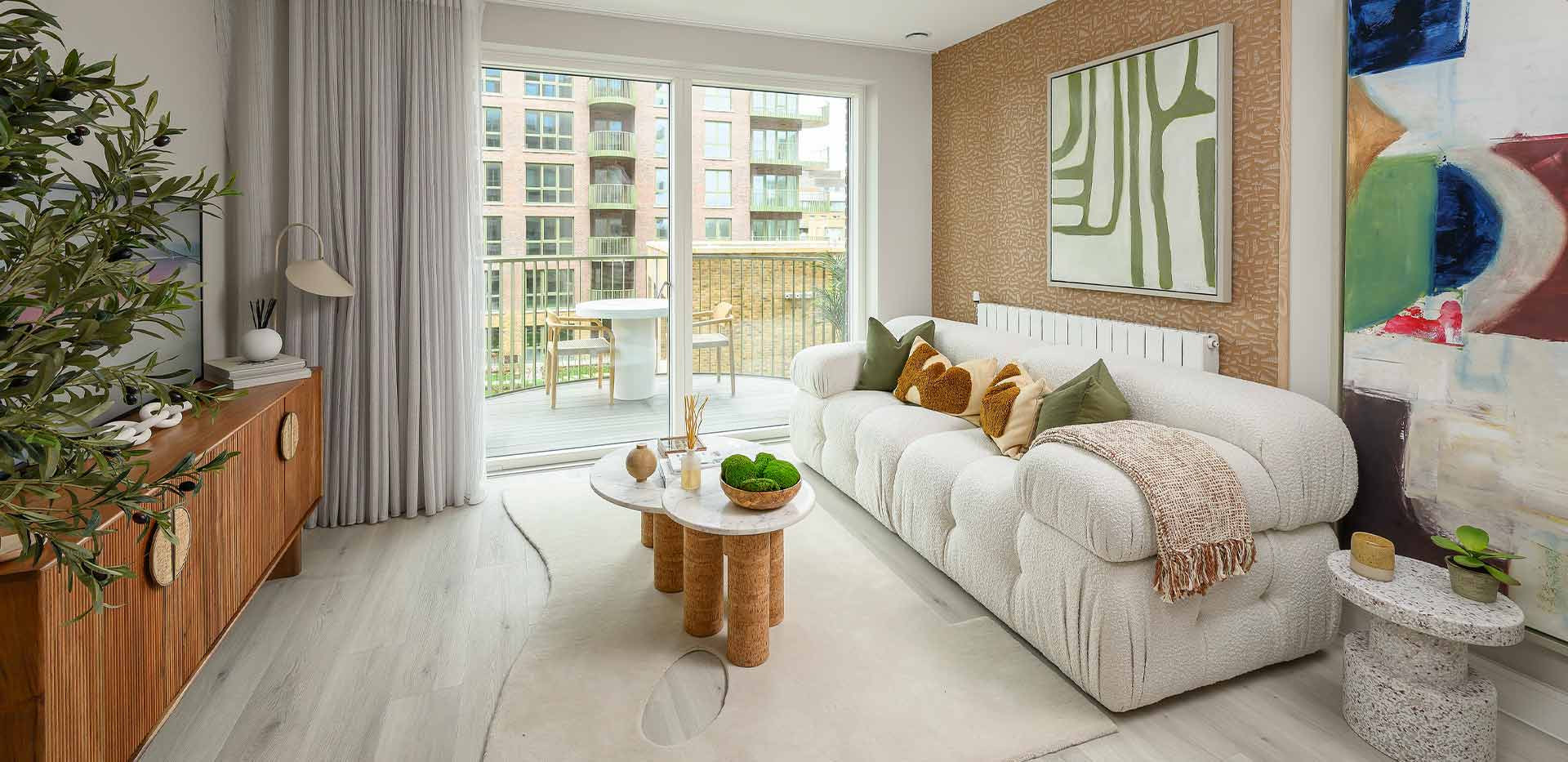 Waterlily Court, Interiors, Living Room