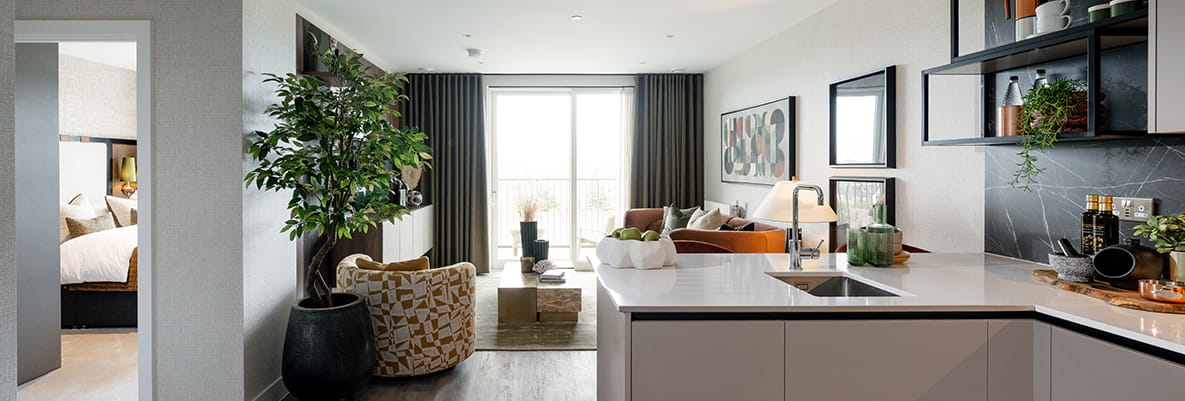 Kidbrooke Village, apartment, spacious kitchen and dinner area