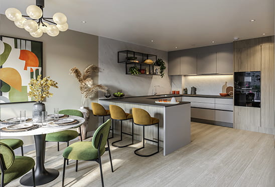 Berkeley, Kidbrooke Village, Specification, Blackheath Collection Apartments, Kitchen