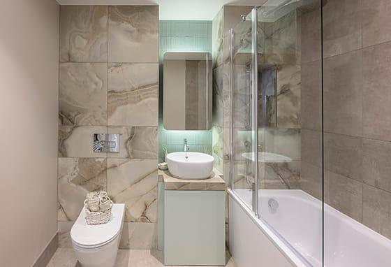 An image of a bathroom within a Kidbrooke Village showhome