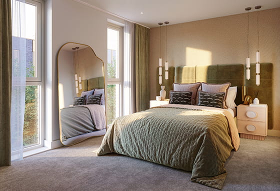 An interior Bedroom  at The Blackheath Collection - Townhouses