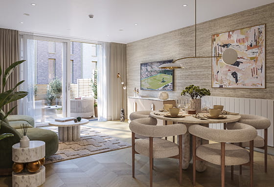 An interior Dining / Living  at The Blackheath Collection - Townhouses