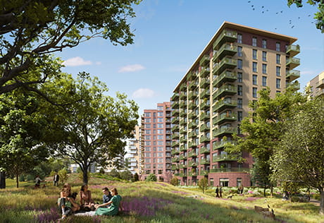 Exterior photo of Kidbrooke Village apartments