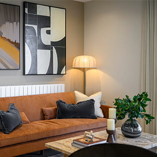 An image of a living room within a Signature Collection showhome
