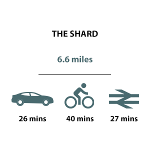 Kidbrooke Village, Travel Timeline, The Shard