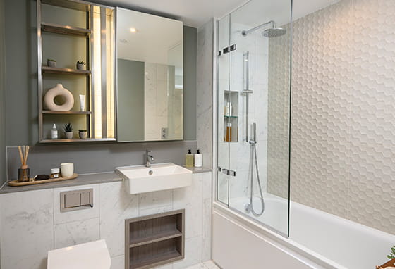 Berkeley, Kidbrooke Village, Waterlily Court, Specification, Bathroom