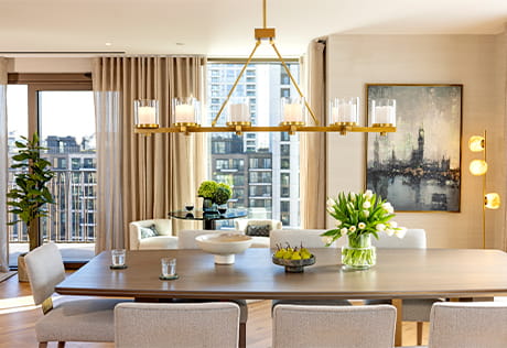 King's Road Park showhome dining room