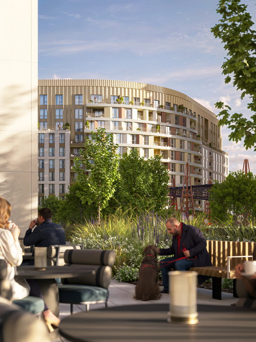 King's Road Park exterior development photo